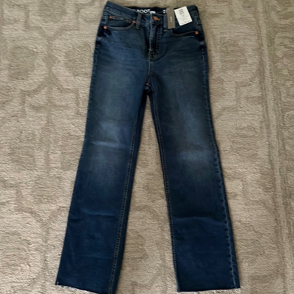 J. Crew High-rise slim demi-boot jean